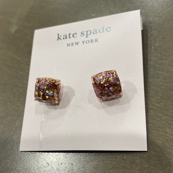 kate spade Jewelry - Kate Spade New York NWOT Rose Gold
Glitter Stud Earrings